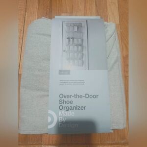 Target made by design over the door shoe organizer / new and unopened /grey